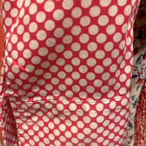 New York and Company Pink and White Large shirt.